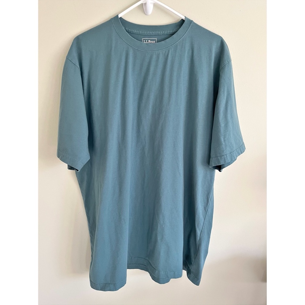 LL Bean dark teal short sleeve t shirt XL T Traditional Fit